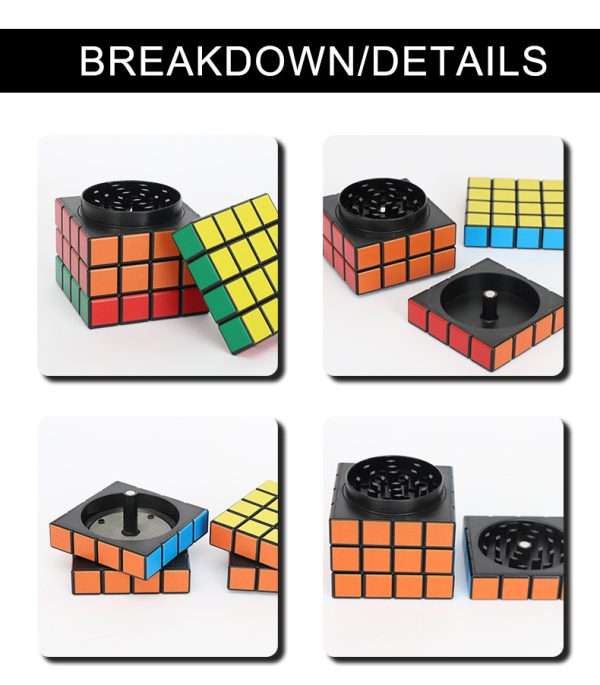 S-J0309 Wholesale Rubik's Cube Grinder - Rubik's Cube Weed Grinder ...